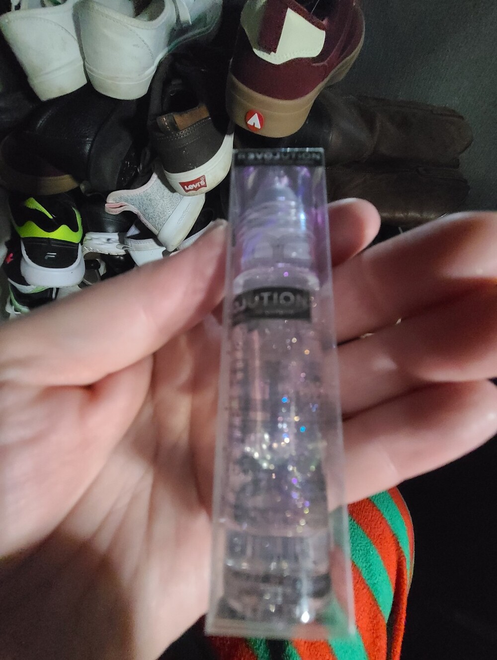 Revolution Euphoric Clear Glitter Lip Gloss Tube